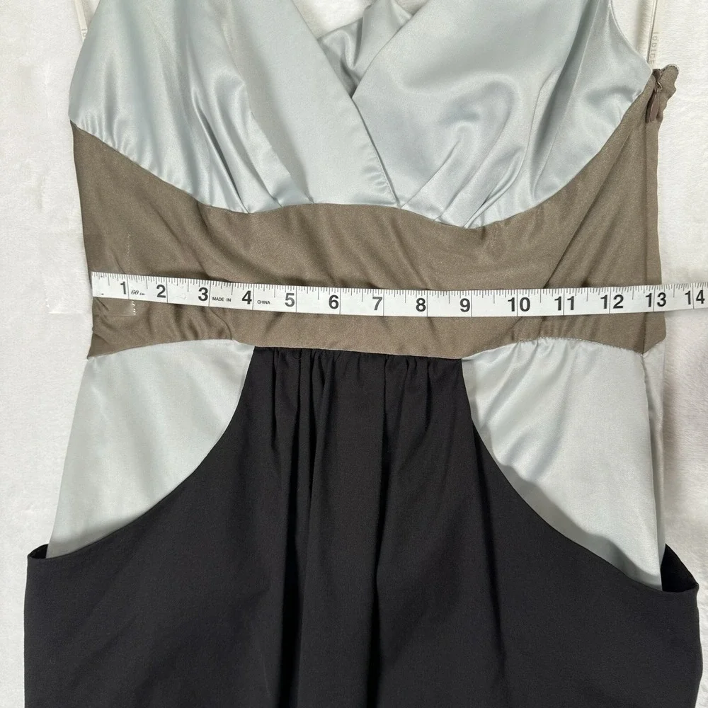 Saks 5th Avenue Iodice‎ Mini Dress Size XS Racerback Colorblock Sexy Party